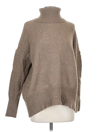 Pre-owned William Rast Turtleneck Sweater In Brown