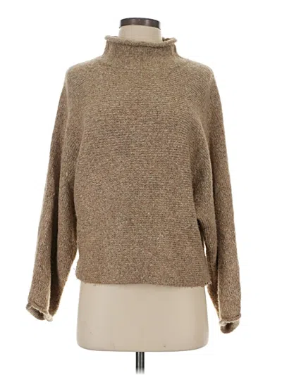 Pre-owned William Rast Turtleneck Sweater In Tan