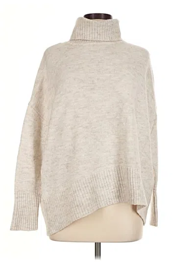Pre-owned William Rast Turtleneck Sweater In Tan