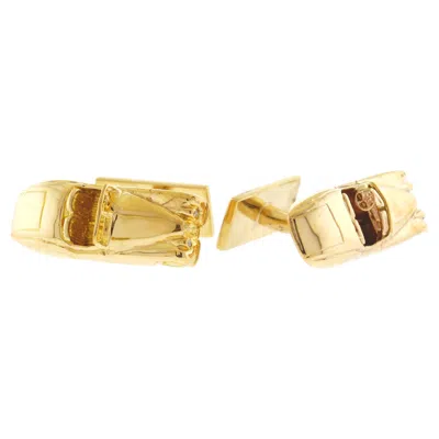 Pre-owned William Ruser Jaguar Sports Car Cufflinks By Ruser In Multi