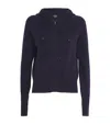 William Sharp Cashmere Crystal-embellished Hoodie In Multi