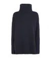 William Sharp Cashmere Crystal-embellished Rollneck Sweater In Blue