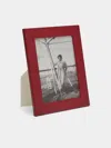 William & Son Leather Photo Frame  Abask Luxury Gift In  Burgundy