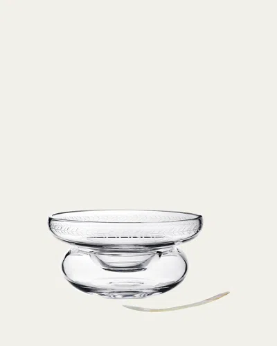 William Yeoward Crystal Ada Caviar Server With Spoon In White