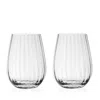 William Yeoward Crystal American Bar Corinne Large Wine Tumblers, Set Of 2 In Transparent