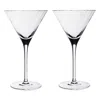 William Yeoward Crystal American Bar Corinne Tall Martini Glass, Set Of 2 In Transparent