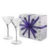 William Yeoward Crystal American Bar Corinne Tall Martini Glass, Set Of 2 In Clear