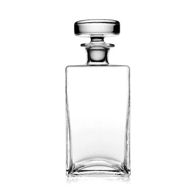 William Yeoward Crystal American Bar Lillian Plain Square Decanter In Transparent