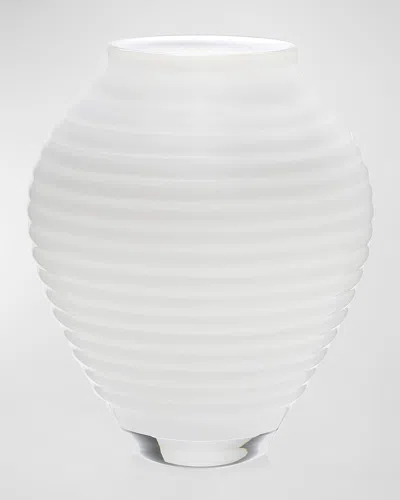 William Yeoward Crystal Ariadne Vase, 16" In White