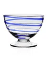 William Yeoward Crystal Bella Blue Nut Bowl In Blue