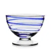 William Yeoward Crystal Bella Blue Nut Bowl In Blue