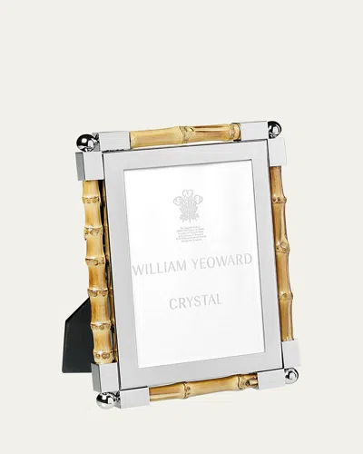 William Yeoward Crystal Classic Bamboo Frame, 4" X 6"