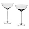 William Yeoward Crystal Corinne Tall Coupe Glass, Set Of 2 In Transparent