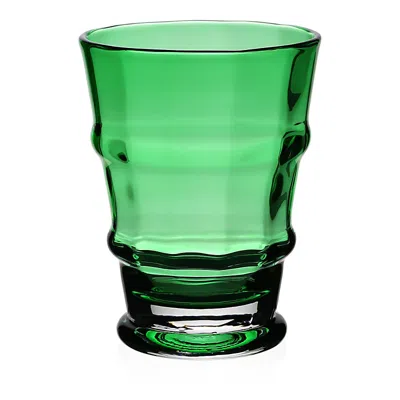 William Yeoward Crystal Cotswald Vase, 6.75 In Green