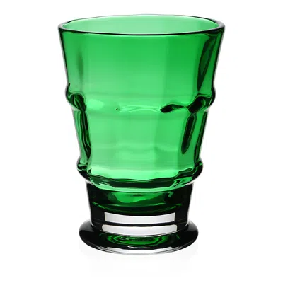 William Yeoward Crystal Cotswold Vase, 8.25 In Green