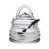William Yeoward Crystal Honeybee Honey Jar In Clear