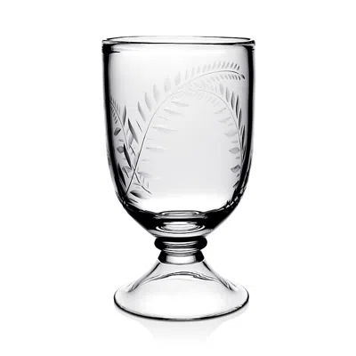 William Yeoward Crystal Country Jasmine Footed Hurricane In Transparent