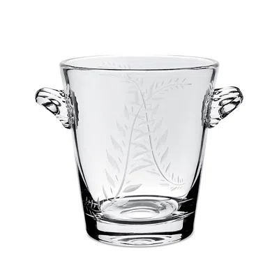 William Yeoward Crystal Country Jasmine Ice Bucket With Tongs In Transparent