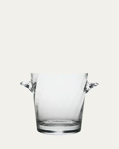 William Yeoward Crystal Dakota Ice Bucket With Tongs In Clear