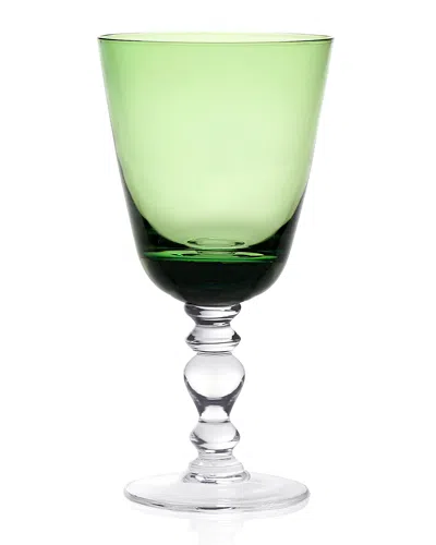 William Yeoward Crystal Fanny Goblet, Green