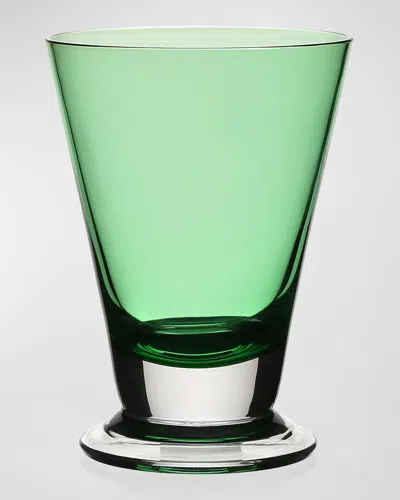 WILLIAM YEOWARD CRYSTAL FANNY OLD-FASHIONED GLASS, GREEN