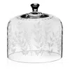 William Yeoward Crystal Fern Cake Dome In Clear