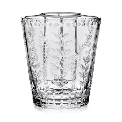 William Yeoward Crystal Fern Champagne Bucket With Holder In Clear