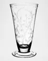 William Yeoward Crystal Fern Footed 12.5 Flower Vase