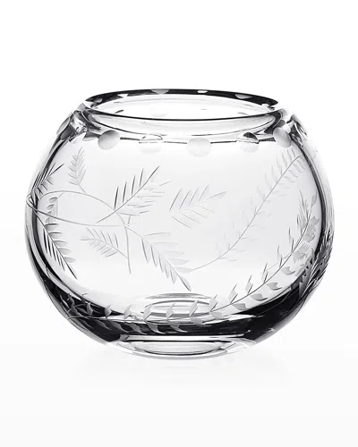 William Yeoward Crystal Fern Rose Bowl In Transparent
