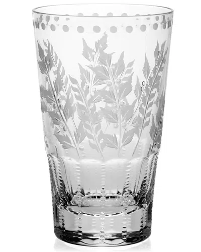 William Yeoward Crystal Fern Tumbler Highball In Blue