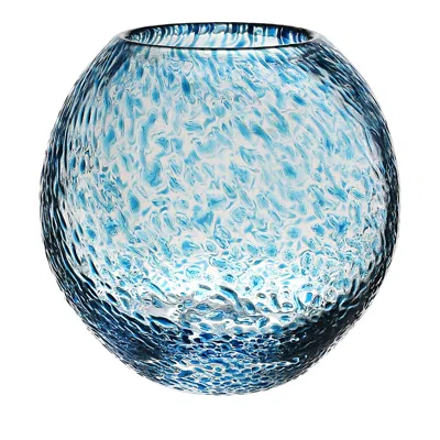 William Yeoward Crystal Florence Small Globe Vase In Blue