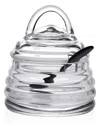 William Yeoward Crystal Honeybee Honey Jar In Clear