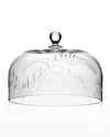 William Yeoward Crystal Jasmine Cake Dome In Clear