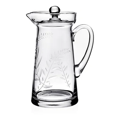 William Yeoward Crystal Jasmine Covered Pitcher, 2.5 Pt. In Clear