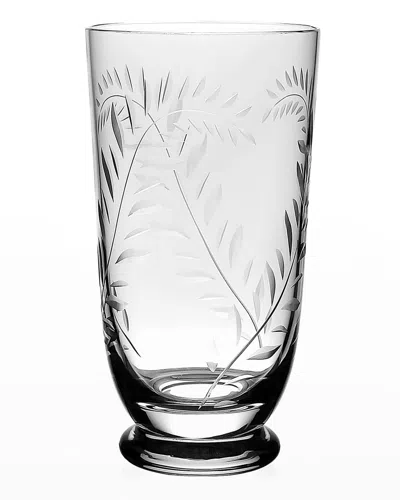 William Yeoward Crystal Jasmine Footed Highball Tumbler In Clear