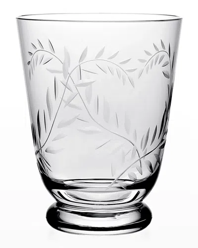 William Yeoward Crystal Jasmine Footed Double Old-fashioned Tumbler In Clear