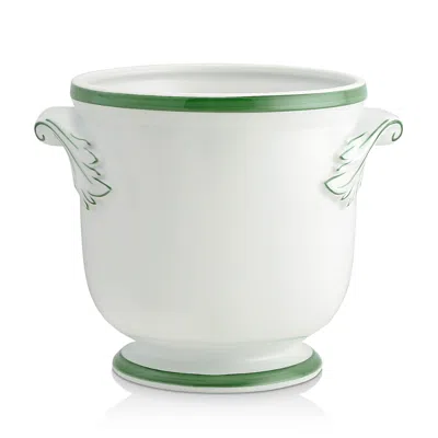 William Yeoward Crystal Mara Cachepot Vase, 6 In Green