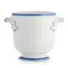 William Yeoward Crystal Mara Cachepot Vase, 7 In White