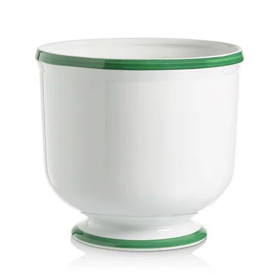William Yeoward Crystal Mara Cachepot Vase, 8 In Green