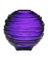 William Yeoward Crystal Miranda 6" Globe Vase In Amethyst