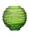 William Yeoward Crystal Miranda Globe Vase 6 In Citrine