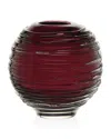 William Yeoward Crystal Miranda Globe Vase 6 In Heliotrope