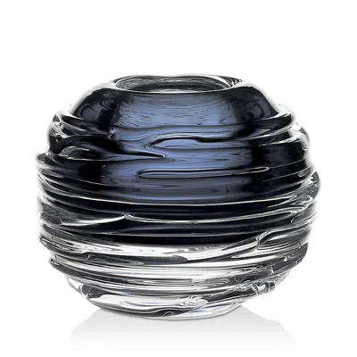 William Yeoward Crystal Miranda Globe Vase 3 In Blue