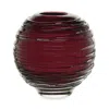 William Yeoward Crystal Miranda Globe Vase 6 In Burgundy