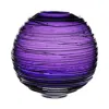 William Yeoward Crystal Miranda Globe Vase 9 In Purple