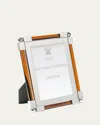 William Yeoward Crystal New Classic Amber Frame, 4 X 6 In Amber