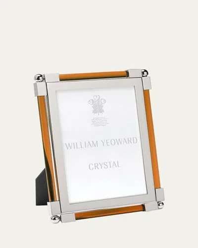 William Yeoward Crystal New Classic Amber Frame, 5 X 7 In Metallic