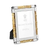 William Yeoward Crystal New Classic Bamboo Frame, 4 X 6 In Brown