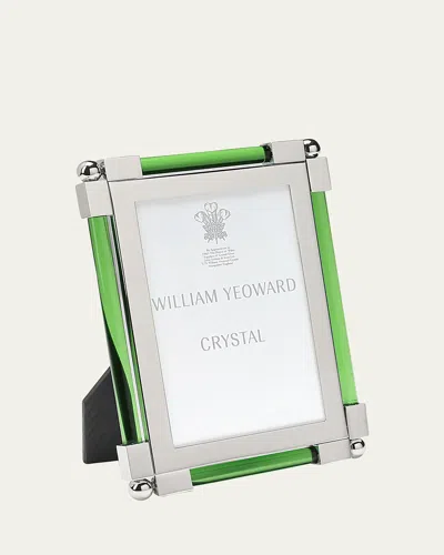 William Yeoward Crystal New Classic Green Frame, 4 X 6 In Green
