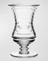 William Yeoward Crystal Ripples Footed Vase, 6"